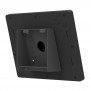 Disassembled | Fixed Tilt Enclosed Samsung Galaxy Tab A11+ 11" Wall Mount [Rear Iso View] - Black
