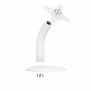 Fixed Desk / Table Stand [Front Exploded Iso View] - White