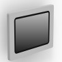 Tilting Enclosed Samsung Galaxy Tab A11+ 11" Wall Mount [Front Iso View] - Light Grey