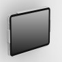 Tilting Open Samsung Galaxy Tab A7 10.4 Wall Mount [Front Iso View] - White