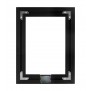 Rear View - Black Metalline - iPad Air 1 & 2 Wall Frame / Mount / Enclosure