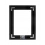 Rear View - Florentine Black - iPad Air 1 & 2 Wall Frame / Mount / Enclosure