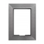 Front View - Florentine Grey - iPad mini 1, 2, & 3 Wall Frame / Mount / Enclosure