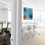 Removable Tilting Glass Mount - 12.9-inch iPad Pro - White [Isometric View]