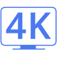 4k Video Icon