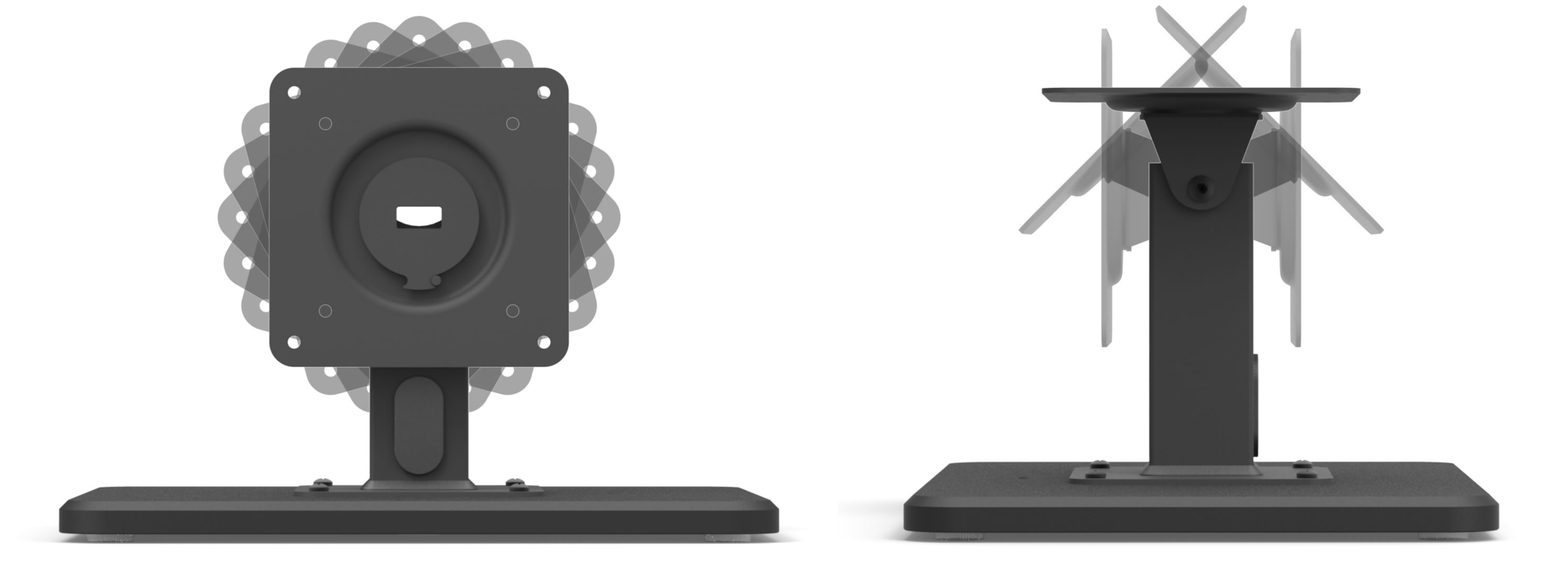 VESA 360 Tilting Surface Mount Adjustable