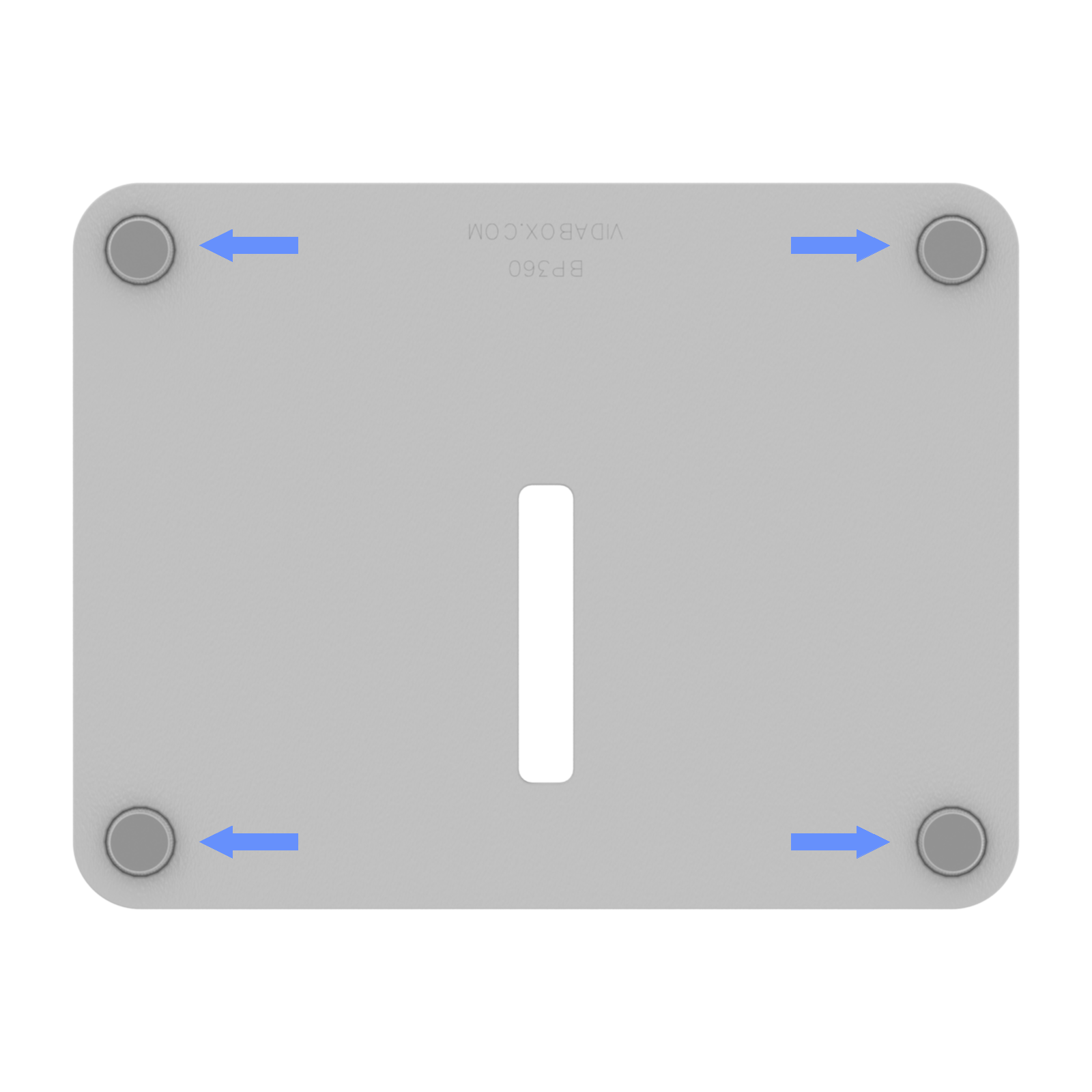VESA 100-75 Compatible Surface Mount
