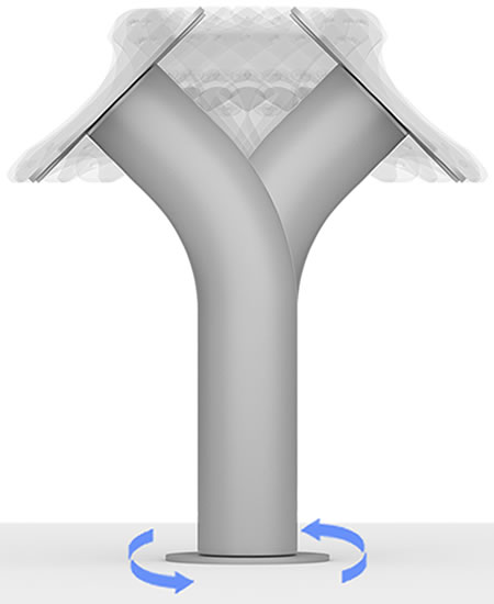 Fixed Surface Mount Adjustability Base