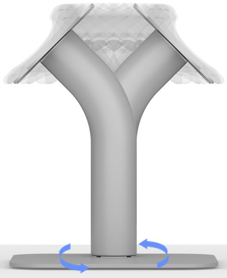 Portable Fixed Surface Stand Adjustability Base