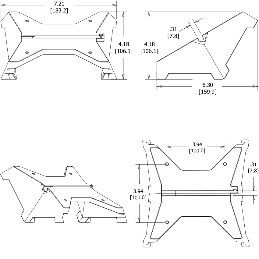 Foldable Kick Stand Dimensions