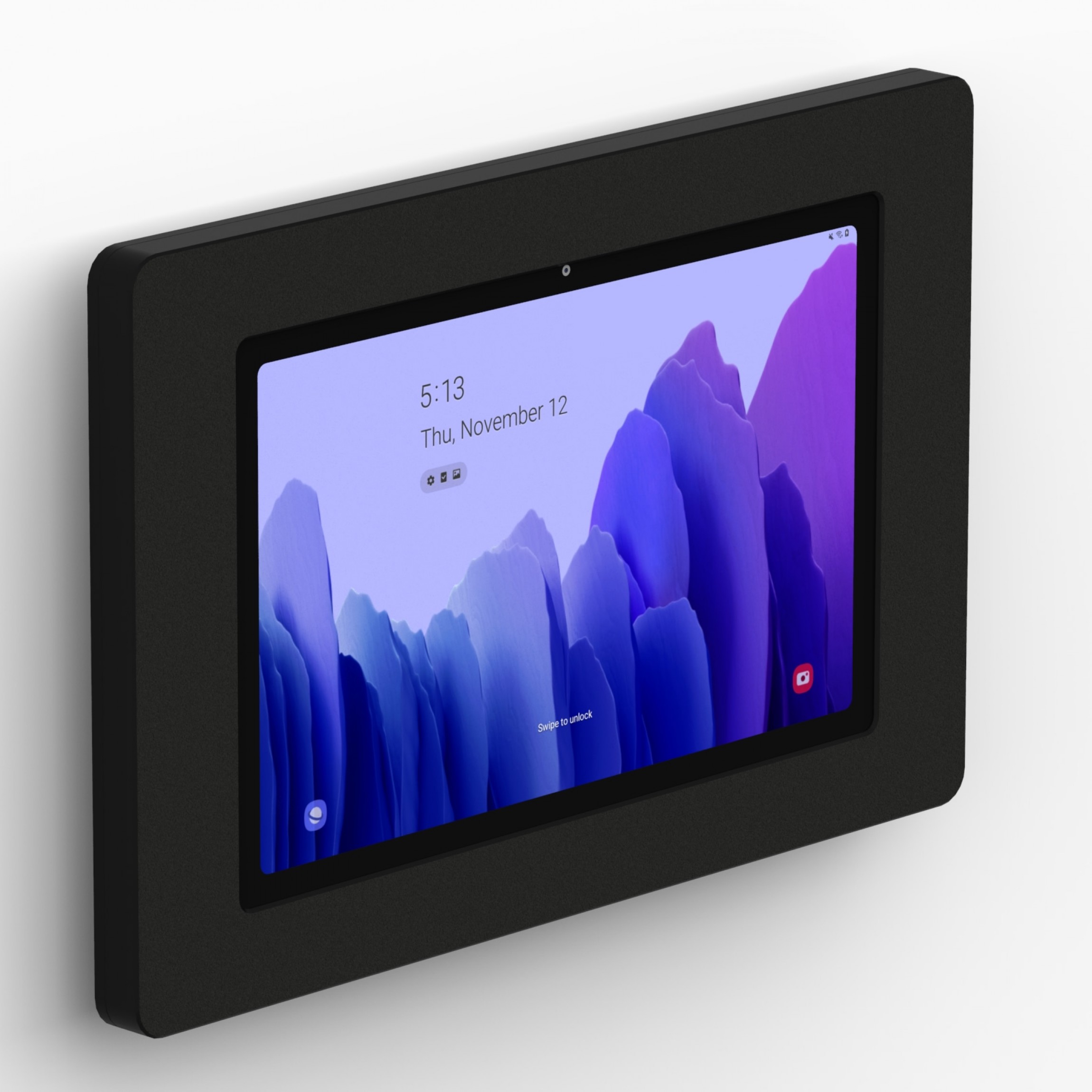 Vidamount Fixed Slim Wall Samsung Galaxy Tab A7 10 4 Tablet Mount Black