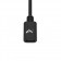 VidaPower High-Wattage USB-CExtension Cable (Black) - Female USB End / Front Top View