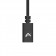 VidaPower High-Wattage USB-C Extension Cable (Black) - Female USB End / Top View