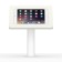 Fixed Desk/Wall Surface Mount - iPad Mini 4 - White [Front View]