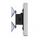 Removable Tilting Glass Mount - Samsung Galaxy Tab A 8.0 (2019) - Light Grey [Side View]