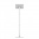 Fixed VESA Floor Stand - iPad Air 1 & 2, 9.7-inch iPad Pro - White [Full Back View]