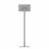 Fixed VESA Floor Stand - 12.9-inch iPad Pro 3rd Gen - Light Grey [Full Back View]