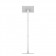 Fixed VESA Floor Stand - 10.5-inch iPad Pro - White [Full Back View]