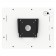 Permanent Fixed Glass Mount - 12.9-inch iPad Pro 3rd Gen - White [Back]