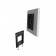 Permanent Fixed Glass Mount - iPad Mini 1, 2 & 3 - Light Grey [Assembly View 1]