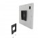 Permanent Fixed Glass Mount - 12.9-inch iPad Pro 4th Gen - Light Grey [Assembly View 1]