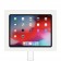 Fixed VESA Floor Stand - 12.9-inch iPad Pro 3rd Gen - White [Tablet Front 45 Degrees]