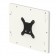 Tilting VESA Wall Mount - 12.9-inch iPad Pro - White [Back Isometric View]