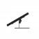 Adjustable Tilt Surface Mount - iPad Mini 1, 2 & 3 - Black [Side View -45 Degrees]