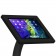 Fixed VESA Floor Stand - 11-inch iPad Pro 2nd & 3rd Gen - Black [Tablet Front Isometric View]