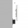 Tilting VESA Wall Mount - Microsoft Surface Go - White [Side Assembly View]