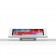 Fixed Tilted 15° Desk / Surface Mount - 12.9-inch iPad Pro 3rd Gen - White [Front View]