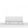 Fixed Tilted Vesa Wall / Surface Mount - 15° angle - White [Table - Back Ortho View]