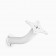 Fixed Goose Neck VESA Surface Mount - White