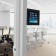 Permanent Fixed Glass Mount - iPad Air 1 & 2, 9.7-inch iPad Pro - Black [Isometric View]