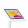 Fixed VESA Floor Stand - 10.9-inch iPad 10th Gen - White [Tablet Front Isometric View]