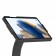 Open Fixed VESA Floor Stand - Samsung Galaxy Tab A8 10.5 - Black [Tablet Front Isometric View]