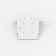 Foldable Kick Stand - No Tablet Enclosure [Front Tilted View] - White