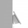 Fixed Tilted 15° Wall Mount - Samsung Galaxy Tab S5e 10.5 - Light Grey [Side Assembly View 3]