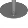 Fixed VESA Floor Stand - Silver [Kensington Lock View]