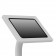 Enclosure Detail | Enclosed Microsoft Surface Pro 12 Fixed Floor Stand [Front Iso View] - Light Grey