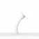 Flexible Desk / Table Mounting Bracket [Side Ortho View] - White