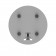 Base Piece Detail | Flexible Desk / Table Stand [Bottom View] - Light Grey