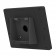 Disassembled | Fixed Tilt Enclosed Microsoft Surface Pro 12 Wall Mount [Rear Iso View] - Black