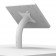Fixed Enclosed Samsung Galaxy Tab A11+ 11" Desk / Table Surface Mount [Rear Iso View] - White