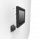Exploded Assembly | Tilting Enclosed Samsung Galaxy Tab A11+ 11" Enclosure aligned with Wall Mount [Side Iso View] - Black