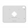 VidaMount VESALite Tablet Enclosure - No Tablet - White [Back]