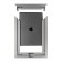 Assembly View - Brushed German Silver - iPad 2, 3, 4 Wall Frame / Mount / Enclosure