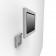 Disassembled View | Enclosed Samsung Galaxy Tab E 8.0 ChargeDOCK Wall Mount [Side Iso View] - Light Grey