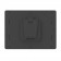 Disassembled View | Enclosed 10.2" iPad 7th, 8th & 9th Gen Casing Off the Wall [Rear Ortho View] - Black