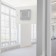 Permanent Fixed Glass Mount - iPad Air 1 & 2, 9.7-inch iPad Pro - White [Behind Glass View]